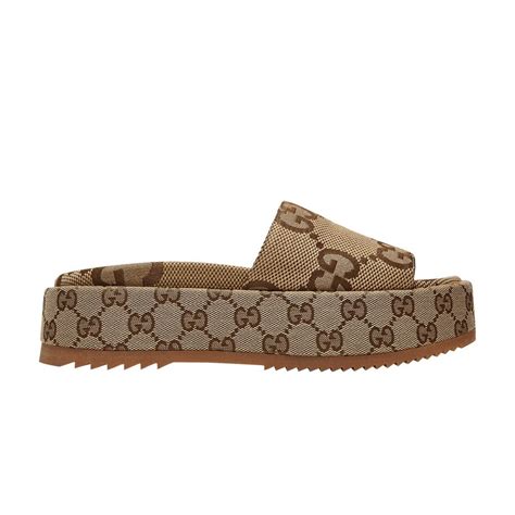 gucci fur slides brown